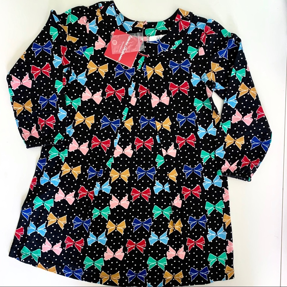 Hanna Andersson bow print dress